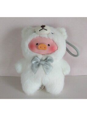 ToyZero Vintage Teddy Shop Series Perfect White Teddy Lulu The Piggy 5" Plush
